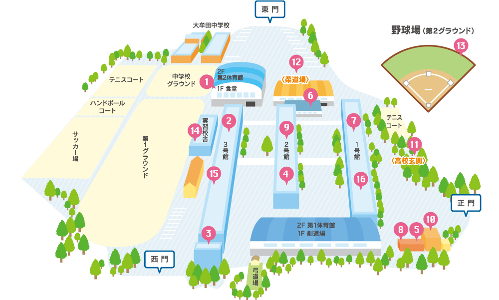 施設紹介　マップ